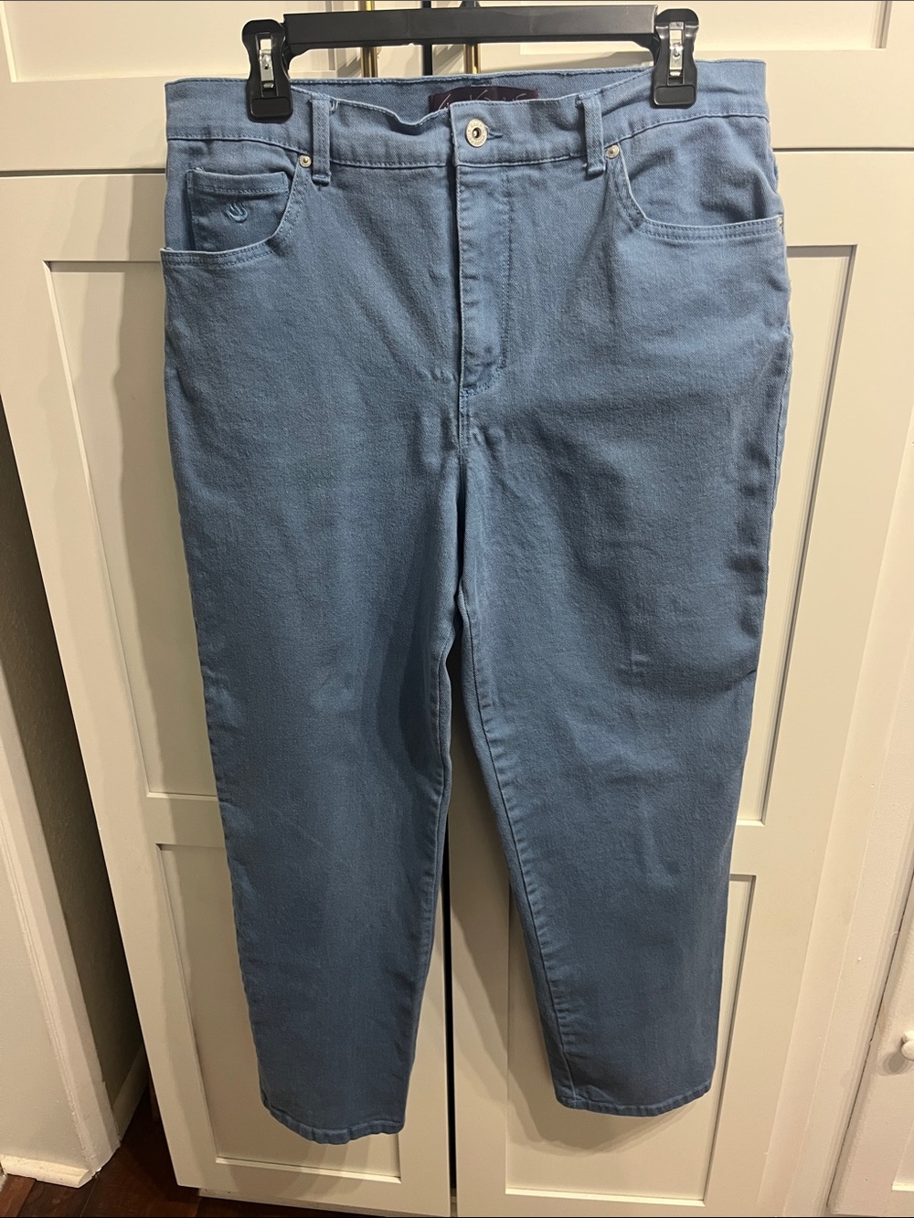 Gloria Vanderbilt Amanda Straight Leg Jeans in Light Blue